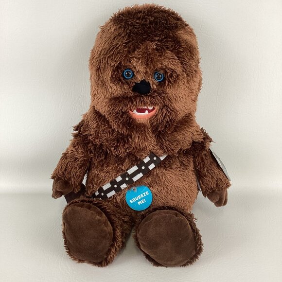 Hallmark Other - Hallmark Disney Star Wars Hug & Play Chewbacca Talking 17" Plush Stuffed Animal